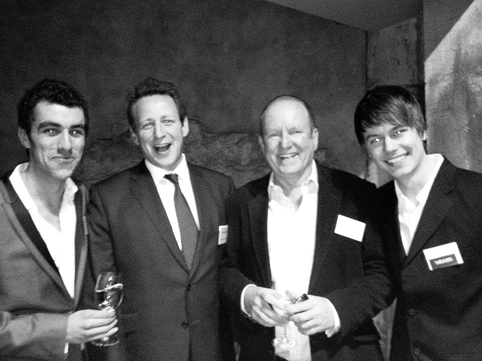 Photo, from left to right: Yours Truly; Ed Vaizey — HM Minister of State for Culture, Communications and Creative Industries; Ian Livingstone CBE; Michal Krzywinski — outheard.tv co-founder
